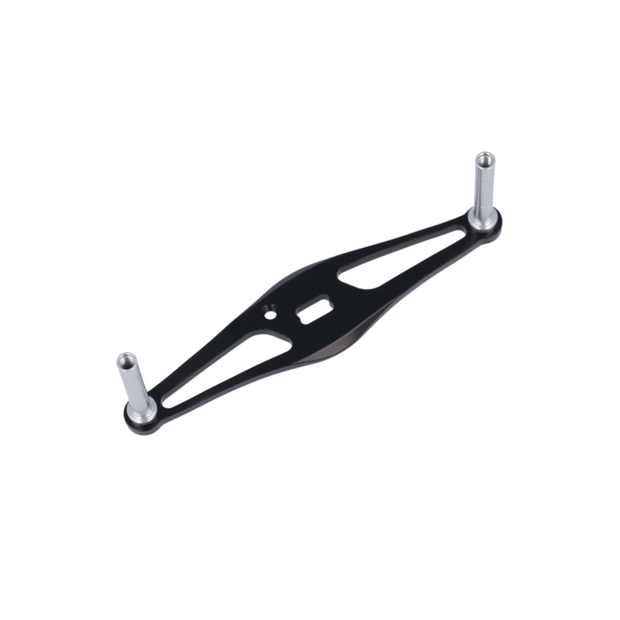 RL - Angelrollentuning - Avail Offset Handle LT for Shimano 75/80/85/90mm - Schwarz - 80 mm - 