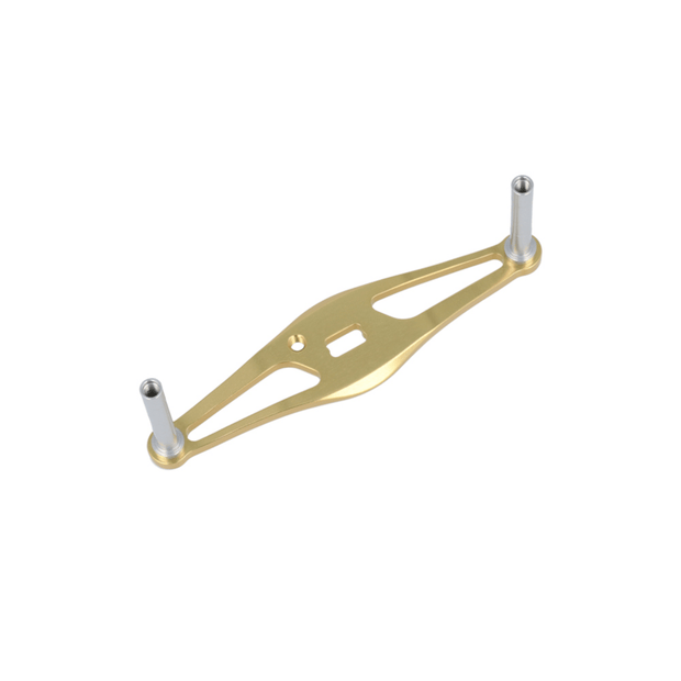 RL - Angelrollentuning - Avail Offset Handle LT for Shimano 75/80/85/90mm - Gold - 75 mm - 