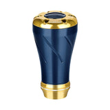 RL - Angelrollentuning - Gomexus 20mm CNC Power Knob Black - Knob - Blau | Gold - 