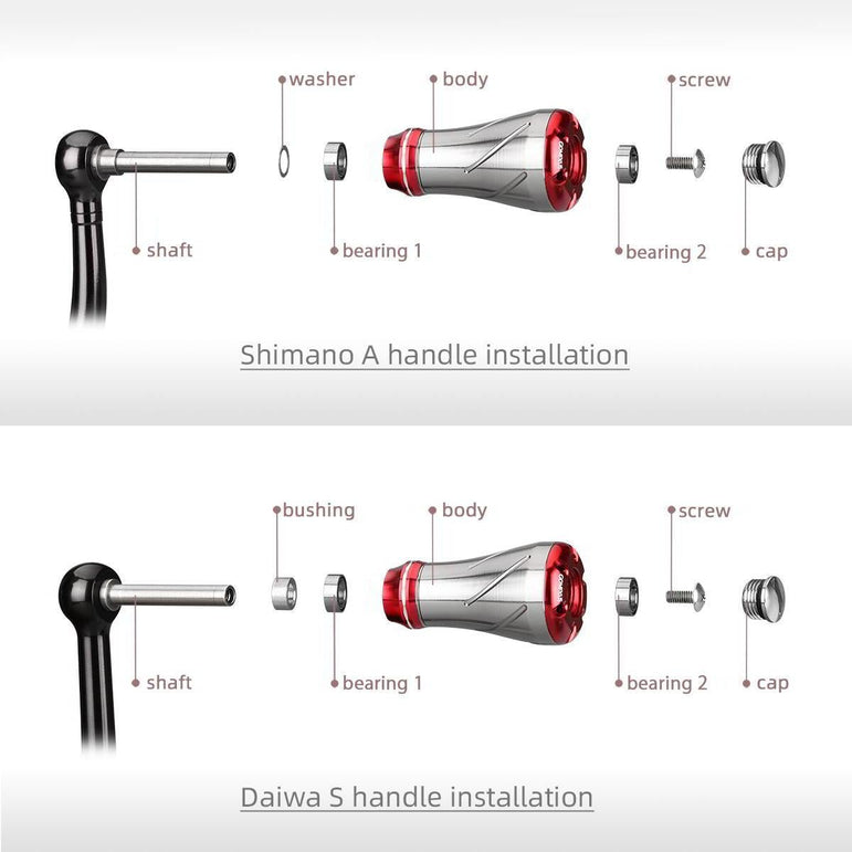 Gomexus 20mm CNC Power Knob Black-Knob-Gomexus-RL-Angelrollentuning