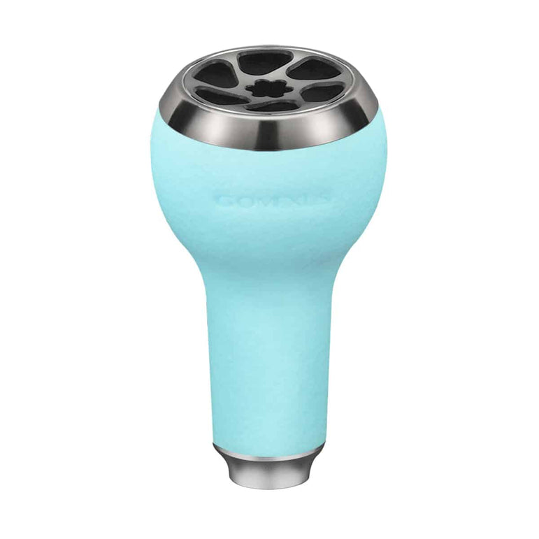 RL - Angelrollentuning - Gomexus 27mm Touch Knob TPE - Knob - Blau | Silber - 