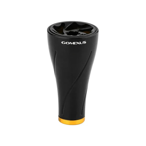 RL - Angelrollentuning - Gomexus Aluminium 20mm Handle Knob | A20P - Schwarz | Gold - 