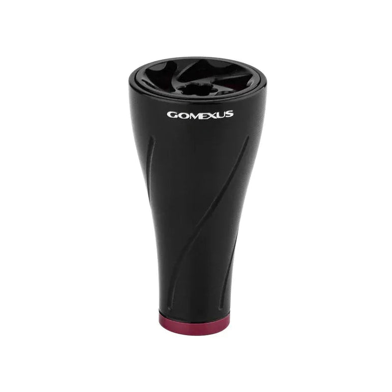 RL - Angelrollentuning - Gomexus Aluminium 20mm Handle Knob | A20P - Schwarz | Rot - 
