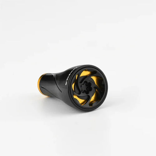 RL - Angelrollentuning - Gomexus Aluminium 20mm Handle Knob | A20P - Schwarz | Gold - 
