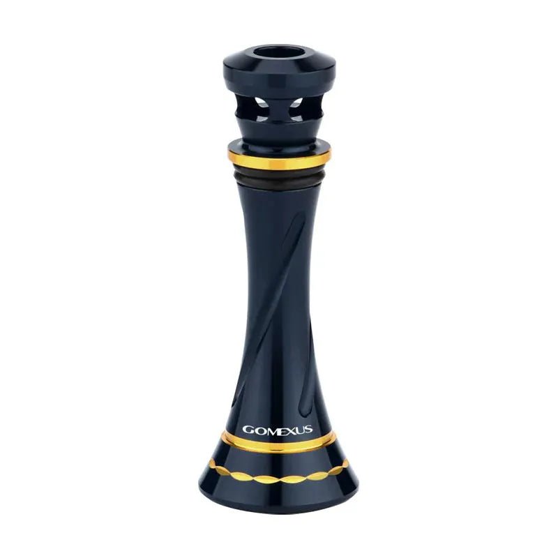 RL - Angelrollentuning - Gomexus Aluminium Reel Stand R9 55 mm - Angelrollen Ständer - Gold - Shimano - 