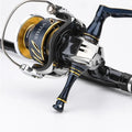 RL - Angelrollentuning - Gomexus Aluminium Reel Stand R9 55 mm - Angelrollen Ständer - Gold - Shimano - 