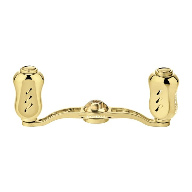 RL - Angelrollentuning - Gomexus BFS Aluminium Handle Titanium Knobs – Ultraleicht & Präzise - Handle - Gold - 90 mm - 7x4 mm