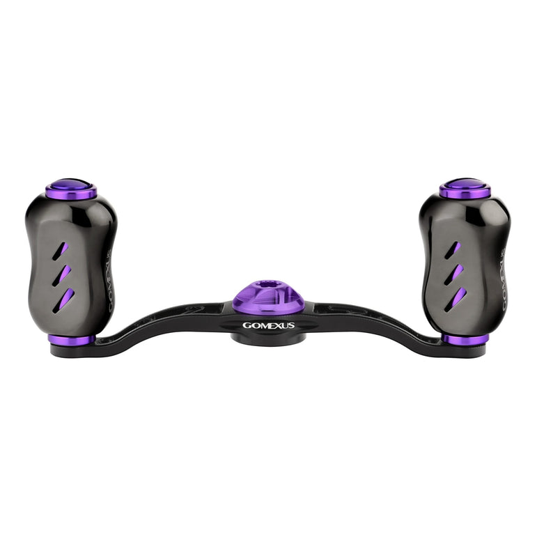 RL - Angelrollentuning - Gomexus BFS Aluminium Handle Titanium Knobs – Ultraleicht & Präzise - Handle - Lila - 90 mm - 7x4 mm