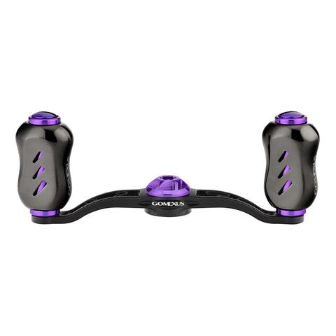 RL - Angelrollentuning - Gomexus BFS Aluminium Handle Titanium Knobs – Ultraleicht & Präzise - Handle - Lila - 90 mm - 7x4 mm