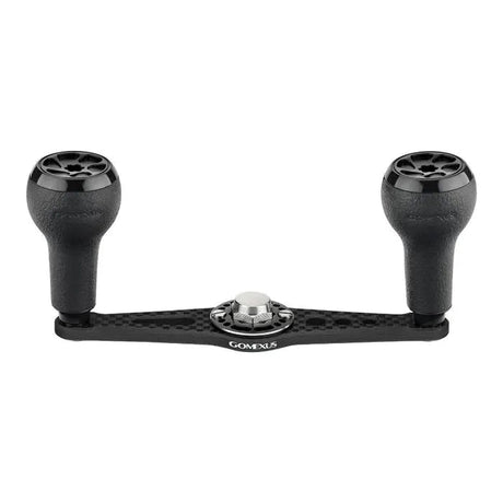 RL - Angelrollentuning - Gomexus Carbon Handle 105 mm Handle mit 27 mm TPE Knobs (7x4mm) - Handle - Schwarz - 
