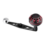 RL - Angelrollentuning - Gomexus Catfish Power Handle Abu Garcia | Ideal für Wels angeln - Rot - 