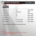 RL - Angelrollentuning - Gomexus Catfish Power Handle Abu Garcia | Ideal für Wels angeln - Rot - 