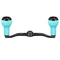 Gomexus Crank 100mm Handle mit 27 mm TPE Knobs (7x4mm)-Handle-Gomexus-Schwarz | Blau-RL-Angelrollentuning