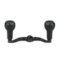 RL - Angelrollentuning - Gomexus Crank 120mm Handle TPE Knobs – Mehr Grip & Kontrolle - Handle - Schwarz - 120 mm - 7x4 mm