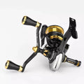 RL - Angelrollentuning - Gomexus Double Carbon Handle 98mm mit CNC20 Knobs | Daiwa | 23 Regalis - 