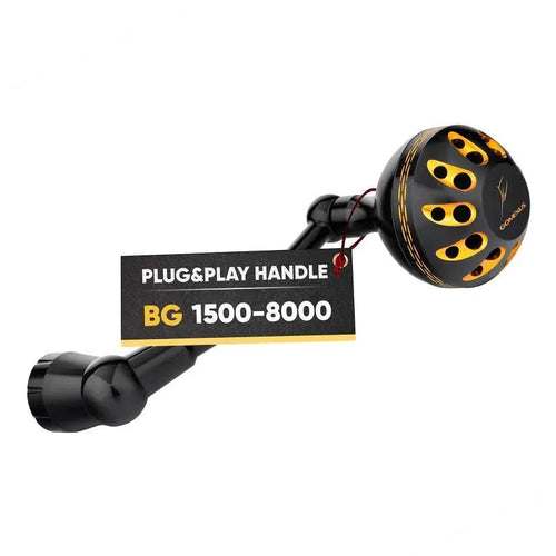 RL - Angelrollentuning - Gomexus Plug & Play Aluminum Power Handle für Daiwa BG | 1500 - 8000 - BG 1500 - 3000 - 