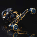 RL - Angelrollentuning - Gomexus Saltiga Baitcasting Handle 130mm Aluminium – Mehr Power & Kontrolle - Handle - 8x5 mm - 