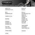 Entdecken Sie kompatible Shimano Angelrollen für Gomexus Schnurlaufröllchen, wie AERO CL4+, BB-X, COMPLEX CL4+ & EXSENCE. Infos zu Titan-Linienroller und Wetterbeständigkeit auf schwarz-weißem Hintergrund. Marke: Gomexus.
