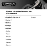 RL - Angelrollentuning - Gomexus Schnurlaufröllchen für Shimano Angelrollen - Silber - 