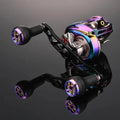 RL - Angelrollentuning - Gomexus Super Duralumin 120mm Handle mit 27 mm Aurora TPE Knobs (8x5mm) - Handle - 