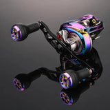 RL - Angelrollentuning - Gomexus Super Duralumin 120mm Handle mit 27 mm Aurora TPE Knobs (8x5mm) - Handle - 