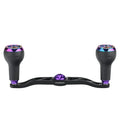 RL - Angelrollentuning - Gomexus Super Duralumin 120mm Handle mit 27 mm Aurora TPE Knobs (8x5mm) - Handle - 
