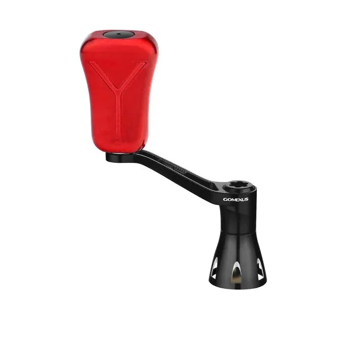 Der Gomexus Super Duralumin 35-mm-Griff mit einem 21-mm-Verbundknauf ist ein Ersatzrollengriff von Gomexus, der ergonomisches Design und effizientes Aufrollen bietet.