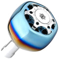 RL - Angelrollentuning - Gomexus Titanium Galaxy Knob 38mm - Knob - Silber - 