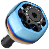 RL - Angelrollentuning - Gomexus Titanium Galaxy Knob 38mm - Knob - Schwarz - 