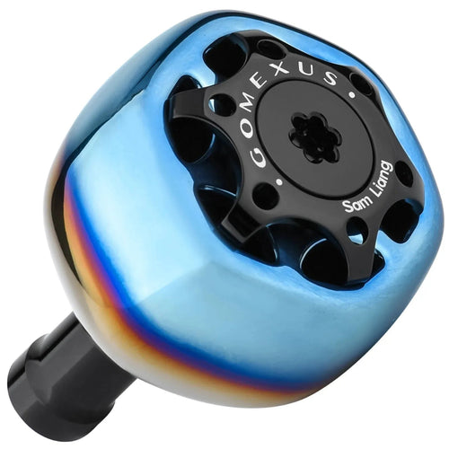 RL - Angelrollentuning - Gomexus Titanium Galaxy Knob 38mm - Knob - Schwarz - 