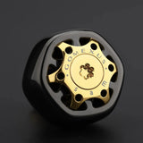 RL - Angelrollentuning - Gomexus Titanium Galaxy Knob 38mm - Knob - Schwarz | Gold - 