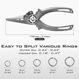 RL - Angelrollentuning - Gomexus Zange X Titanium Fishing Pliers - 
