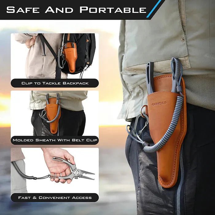 RL - Angelrollentuning - Gomexus Zange X Titanium Fishing Pliers - 