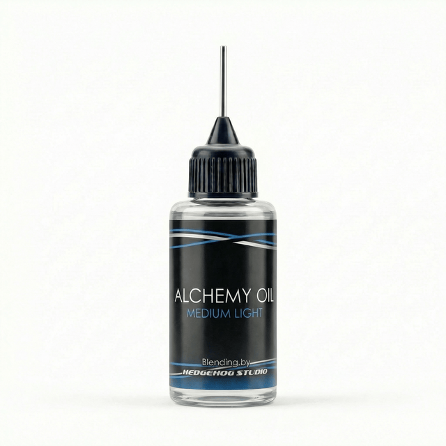 RL - Angelrollentuning - Hedgehog Studio Alchemy Oil Medium Light Rollenöl - Rollenöl - 