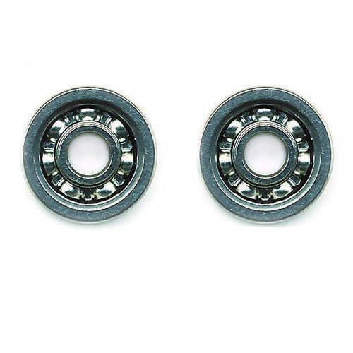 Zwei Kugellager des Hedgehog Studio „Kattobi“ Tuning Kit (Shimano 1030 & 1030 ZR) werden nebeneinander auf einem weißen Hintergrund angezeigt, jeweils mit sichtbaren Innen-/Außenringen und Kugellagern in kreisförmiger Anordnung.