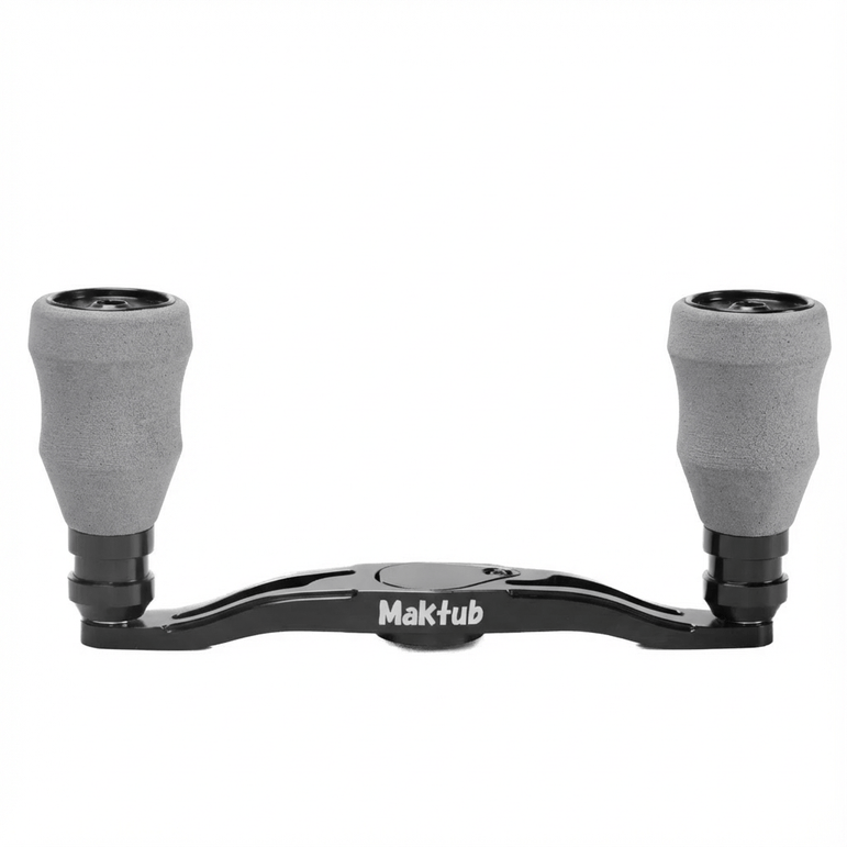 RL - Angelrollentuning - Maktub EVA - Griffhüllen Grau | 2 Stück - 25 mm - 