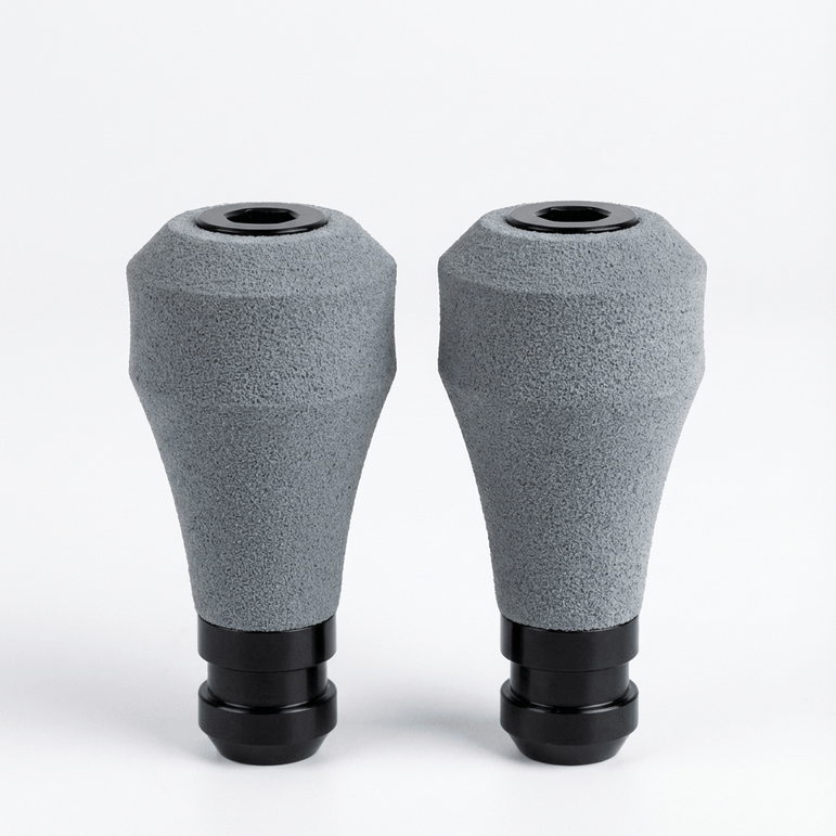 RL - Angelrollentuning - Maktub EVA - Griffhüllen Grau | 2 Stück - 26 mm - 