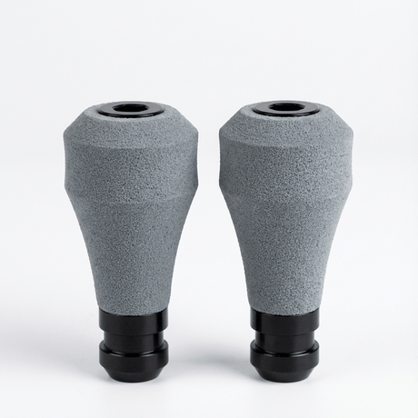 RL - Angelrollentuning - Maktub EVA - Griffhüllen Grau | 2 Stück - 26 mm - 