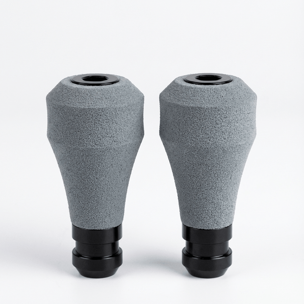 RL - Angelrollentuning - Maktub EVA - Griffhüllen Grau | 2 Stück - 26 mm - 