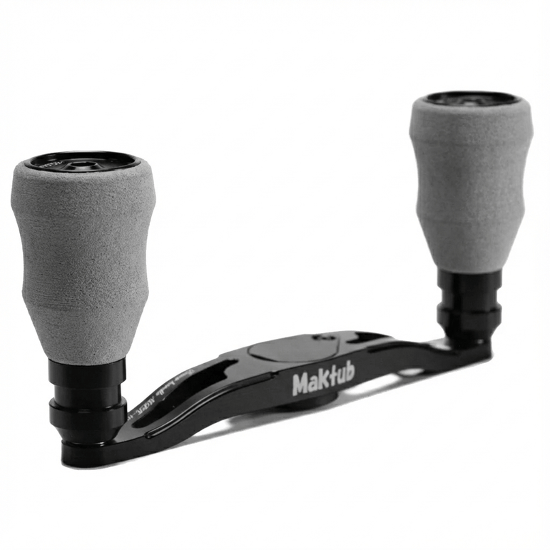 RL - Angelrollentuning - Maktub EVA - Griffhüllen Grau | 2 Stück - 25 mm - 