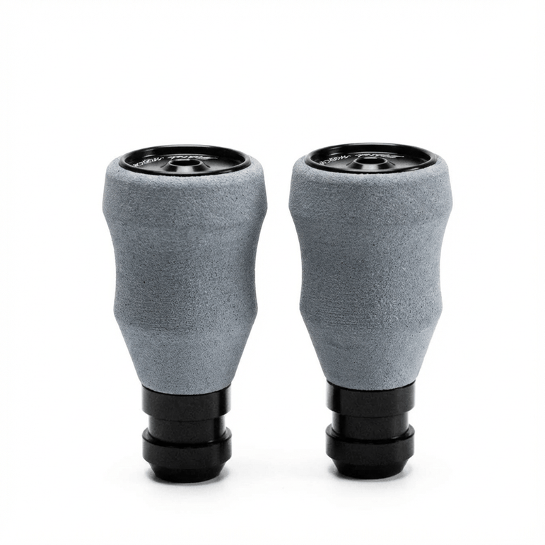 RL - Angelrollentuning - Maktub EVA - Griffhüllen Grau | 2 Stück - 25 mm - 