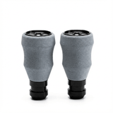 RL - Angelrollentuning - Maktub EVA - Griffhüllen Grau | 2 Stück - 25 mm - 