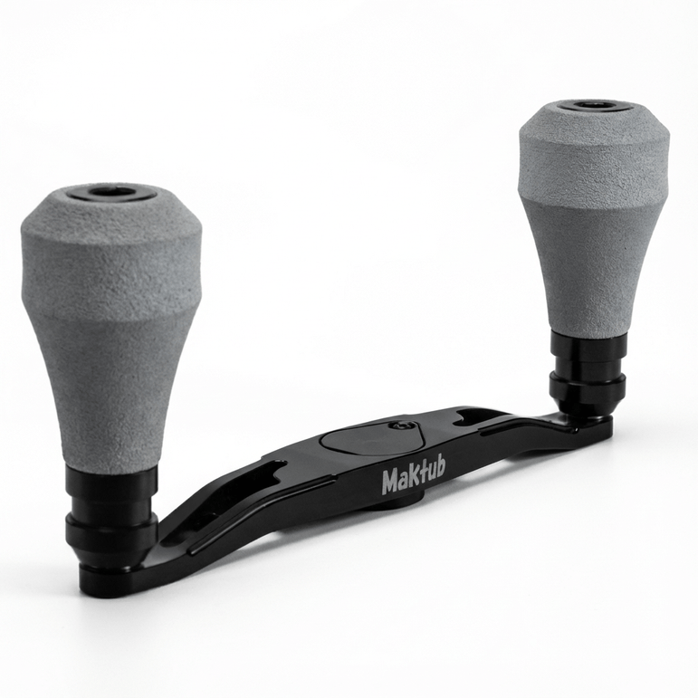RL - Angelrollentuning - Maktub EVA - Griffhüllen Grau | 2 Stück - 26 mm - 