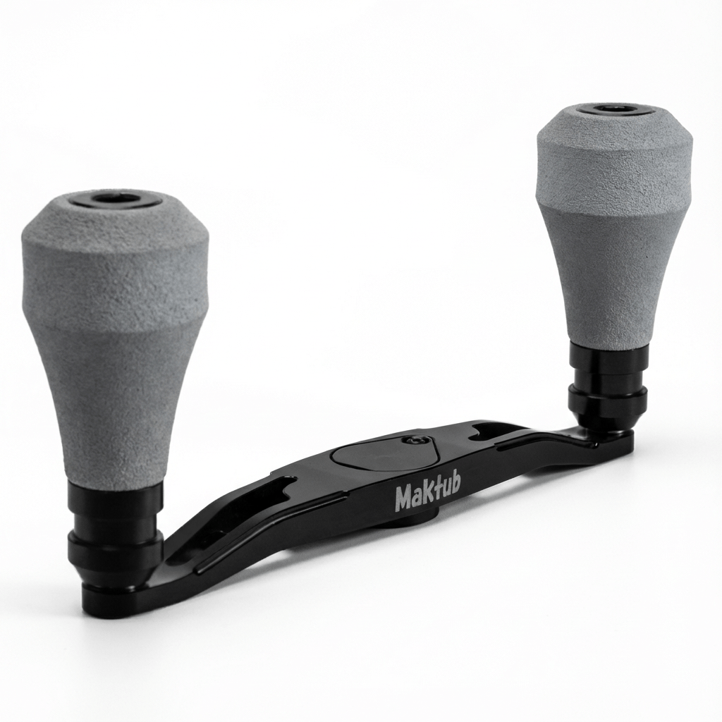 RL - Angelrollentuning - Maktub EVA - Griffhüllen Grau | 2 Stück - 26 mm - 