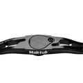 RL - Angelrollentuning - Maktub Power Handle 100 mm aus super Duraluminium mit 25 mm EVA Knobs für Shimano & Daiwa Baitcaster - 7x4 mm - 