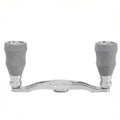 RL - Angelrollentuning - Maktub Power Handle 100mm mit 25 mm EVA Knobs - 7x4 mm - Silber - 