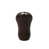 RL - Angelrollentuning - Premium Naturholz Small Gourd Knob - Ebony - Matt - 