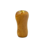 RL - Angelrollentuning - Premium Naturholz Small Gourd Knob - Yaku Cedar - Matt - 