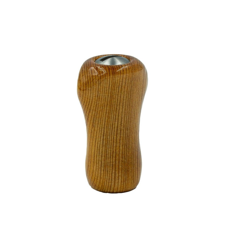 RL - Angelrollentuning - Premium Naturholz Small Gourd Knob - Yaku Cedar - Glänzend - 