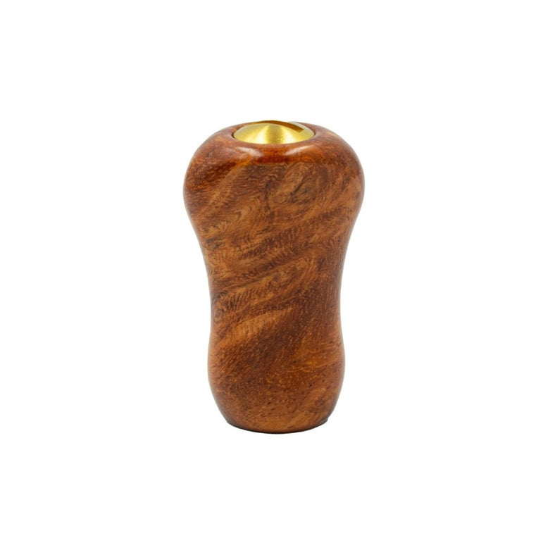 RL - Angelrollentuning - Premium Naturholz Small Gourd Knob - Amboyna - Matt - 